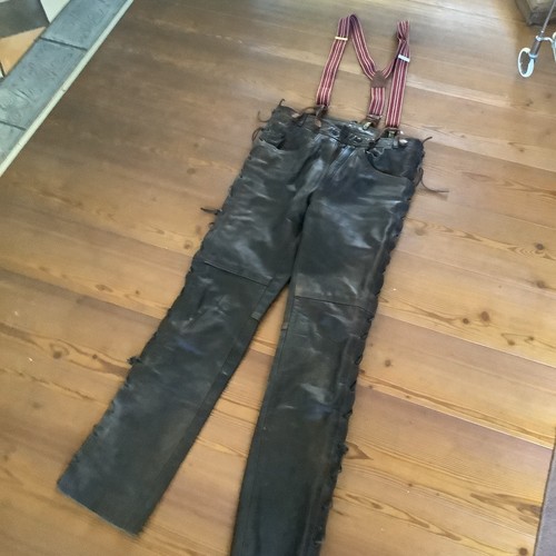Buffalo leder motorradhose - leder,