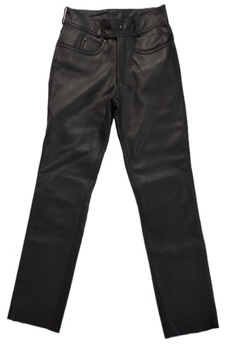 Lederhose motorradhose schwarz - lederhose,