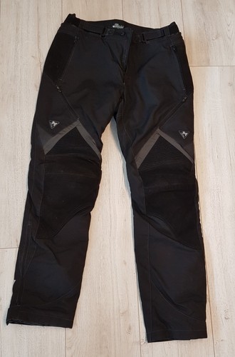 Motorradhose textil mit leder - motorradhose,
