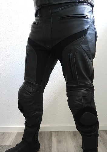 Triumph motorradhose aus leder - triumph,
