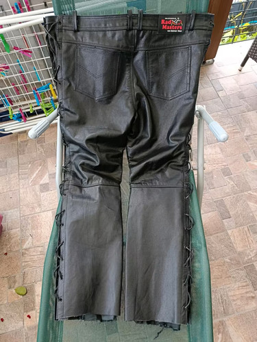 Leder motorradhose - leder,