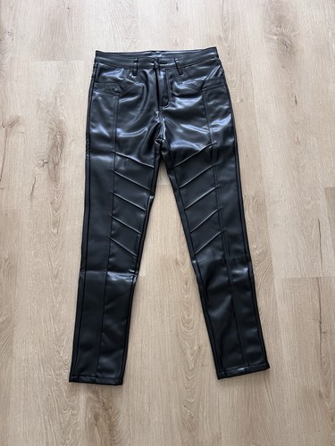 Schwarze herren motorradhose - schwarze, herren-motorradhose
